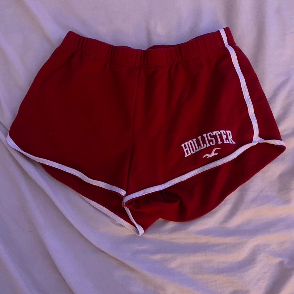 Hollister red shorts